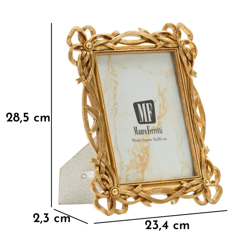 Cadre photo Nœud – 23,4 × 2,3 × 28,5 cm (dimension intérieure : 15 × 20 cm)