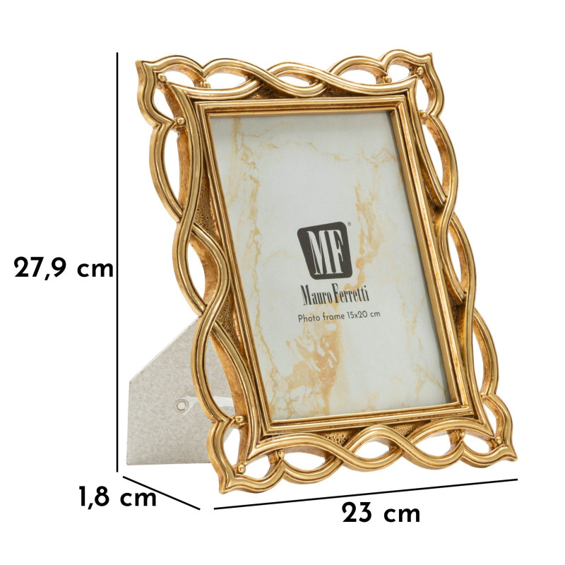 Cadre photo Wave – 23 × 1,8 × 27,9 cm (dimension intérieure : 15 × 20 cm)