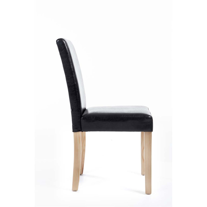 Chaise de salle à manger Ina Natura noire