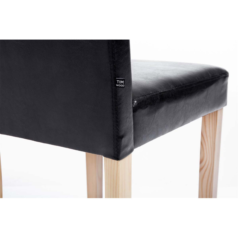 Chaise de salle à manger Ina Natura noire