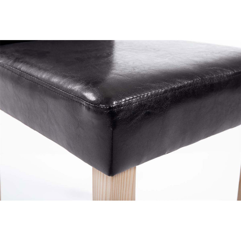 Chaise de salle à manger Ina natura marron