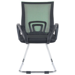 Chaise visiteur verte Eureka