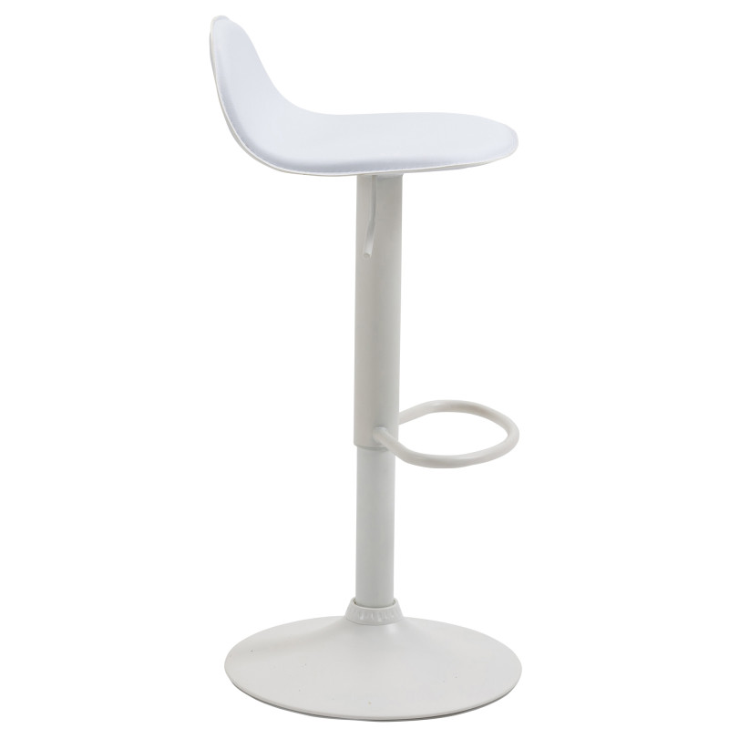 Lot de 2 tabourets de bar Lana V2 blanc