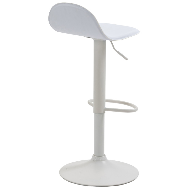 Lot de 2 tabourets de bar Lana V2 blanc