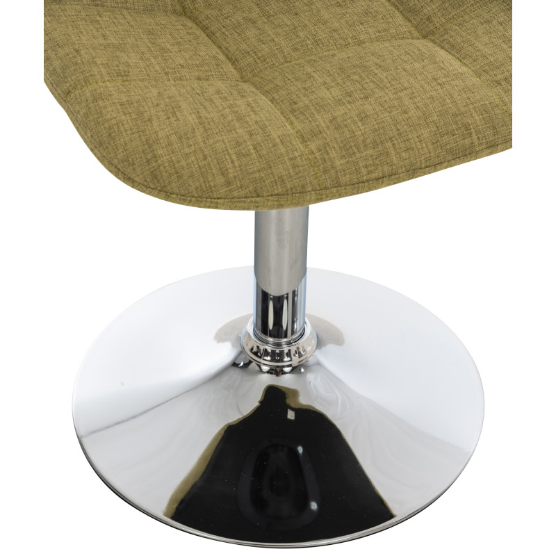 Chaise Emil, tissu vert